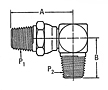 2251 External Pipe Swivel X External Pipe